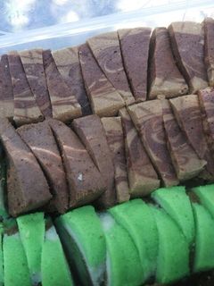 Foto resep Bolu mocca/pandan putih telur kukus