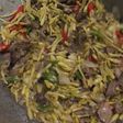 Oseng bunga pepaya with ampela