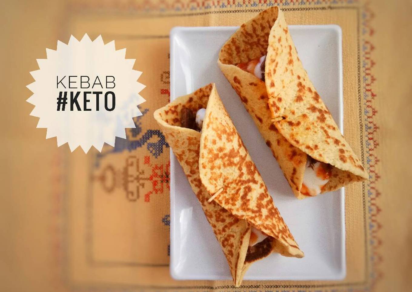 Kebab daging sapi #ketopad #KitaBerbagi