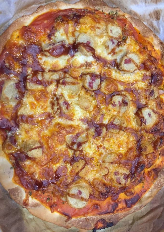 Una foto de Pizza croqueta