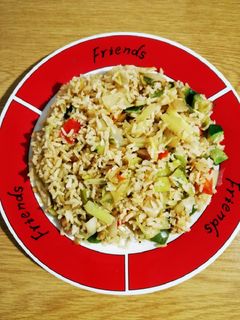 Una foto de Arroz a la Jardinera