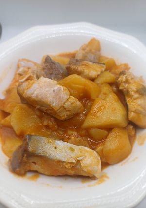 Una foto de Marmitako de bonito