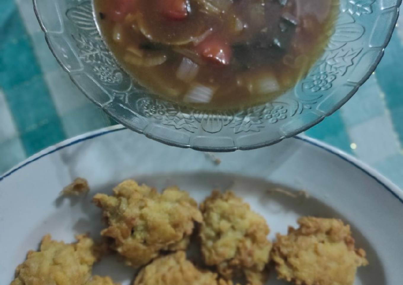 Goreng Tempe saos Asam Manis