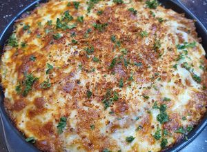 Foto resep Spicy Cheesy Bolognaise Baked Rice
