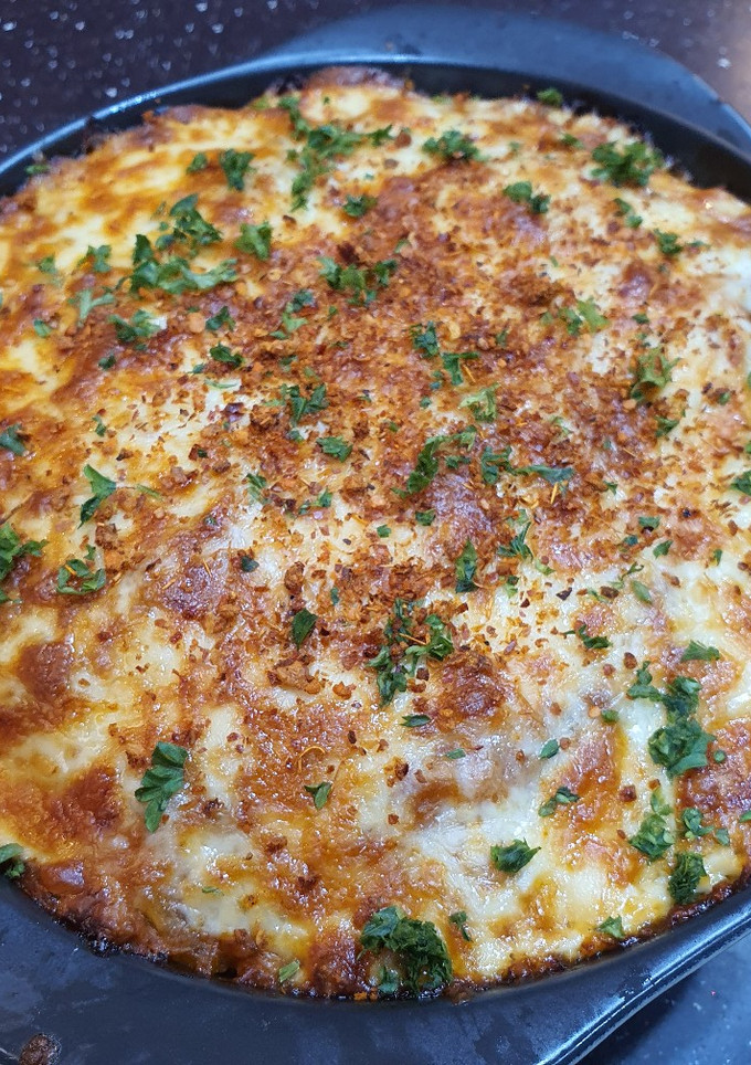 Foto resep Spicy Cheesy Bolognaise Baked Rice