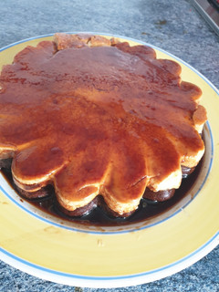 Una foto de Chocoflan