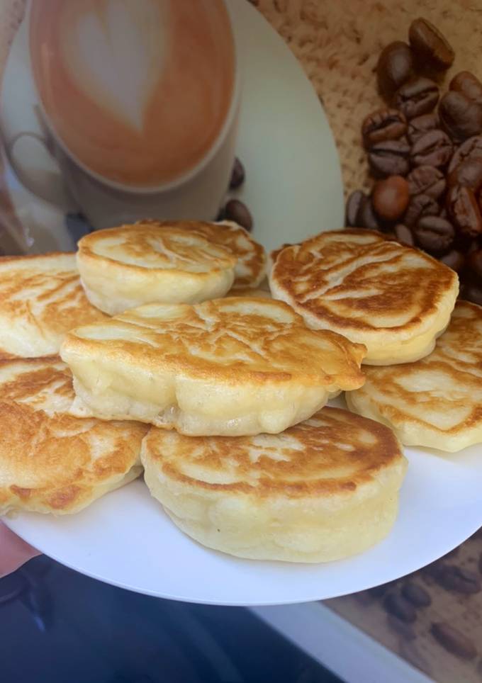Оладки на молоці