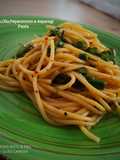 Spaghetti Aglio (Bawang Putih) Olio (Olive Oil)Cabe dan Asparagus