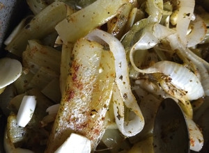 Una foto de Pencas de acelga en escabeche