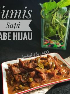 Foto resep Tumis Sapi Cabe Hijau