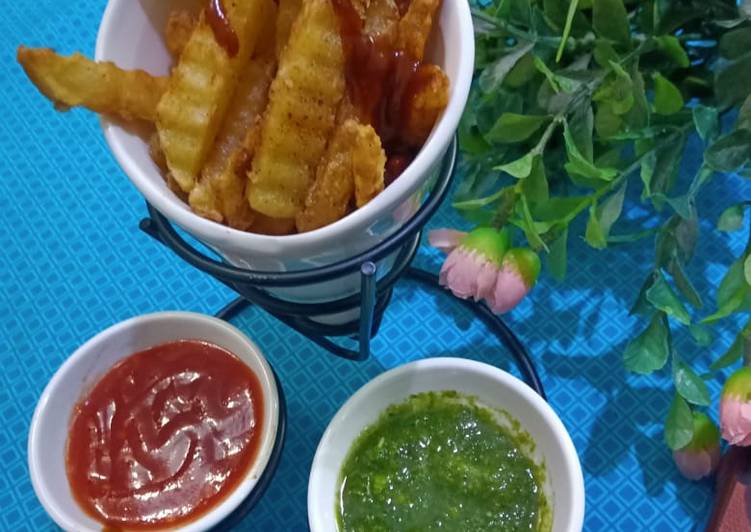 Steps to Make Award-winning KFC style fries