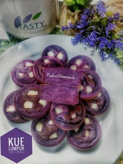 Foto resep 12.2021.Kue Lumpur Ubi Ungu