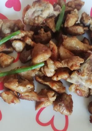 A picture of Pan fried pork#4weekchallenge.