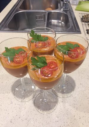 A picture of Gazpacho.