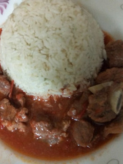 A picture of Beef stew with no additional cooking oil #authormarathon#.