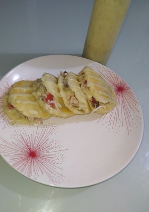 Una foto de Arepa rellena🫓