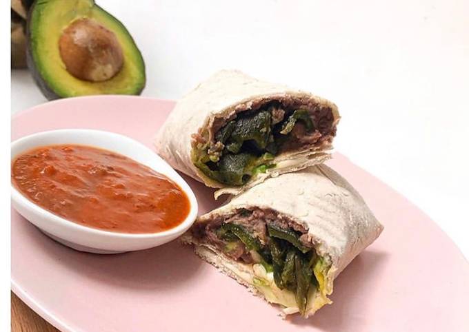 Wraps saludables Receta de novana96- Cookpad