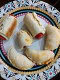 Enroladinho de salsicha sem glúten com mix de pão da Risovita
