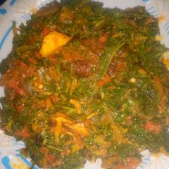 A picture of Vegetable fish 😋💕.
