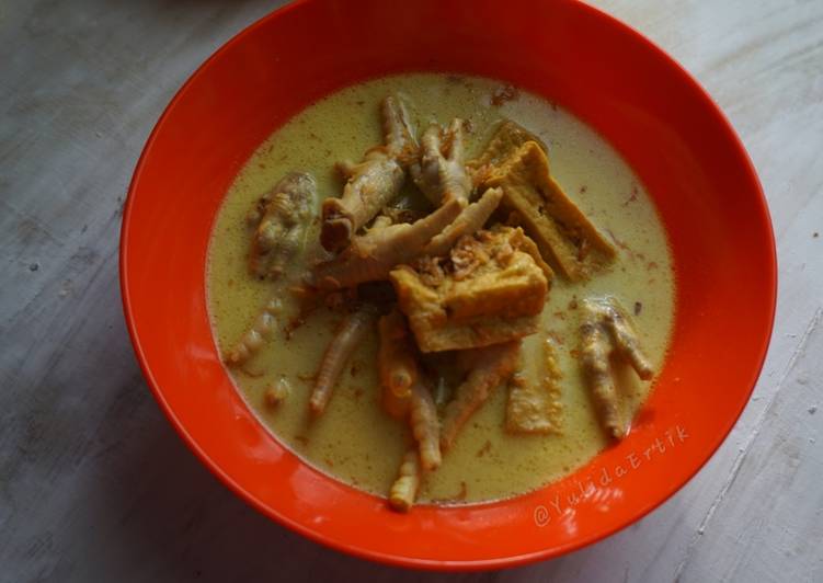 Resep Terik Ceker Ayam dan Tahu, Bikin Ngiler