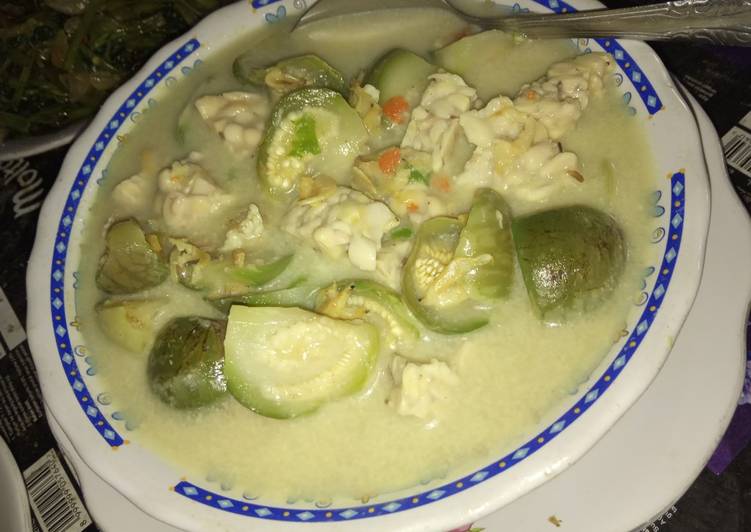 Resep Bumbu Dapur Sayur terong tempe + udang rebon