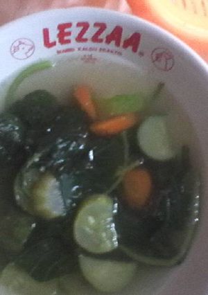 Foto resep Sayur bening bayam seadanya.
