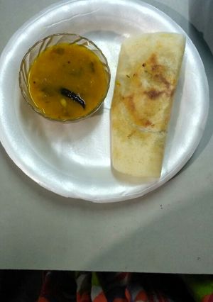A picture of Plain Dosa easy recipe.