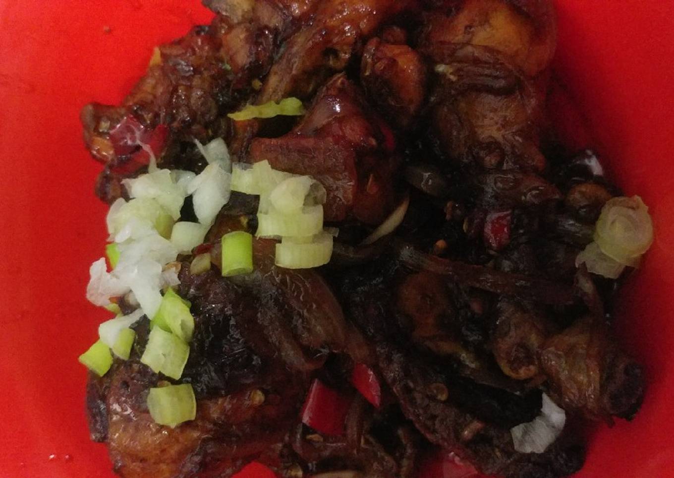 Ayam kecap Rica-rica