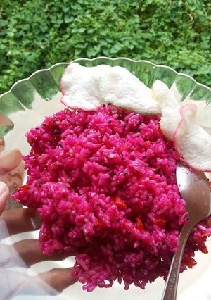 Foto resep Nasi Goreng Buah Naga ala Amel