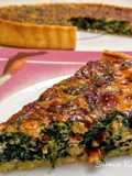 74.🥮Quiche saludable al curry de espinacas, pollo y pasas🥬🍗🍇