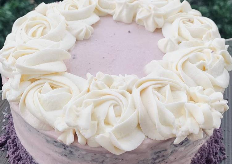 Resep Purple Velvet / Taro cake / Cake Talas dengan tipe base Genoise cake STEP BY STEP GUIDE +VIDEO TUTOR Anti Gagal