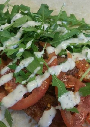 A picture of BLT Wrap.