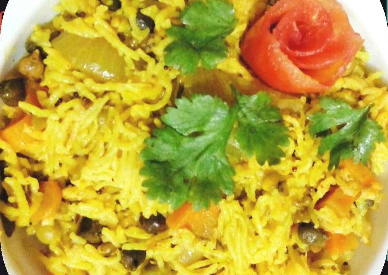 Mixed Sprouts Pulao