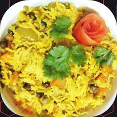 A picture of Mixed Sprouts Pulao.