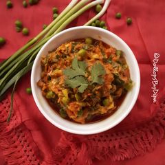 A picture of લીલી હળદર નું શાક (lili haldar sabzi recipe in Gujarati).
