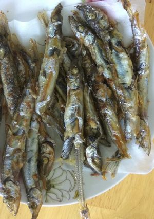 Hình của món Cá trứng chiên.