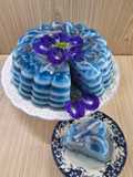 Puding Santan Telang Kelapa Muda
