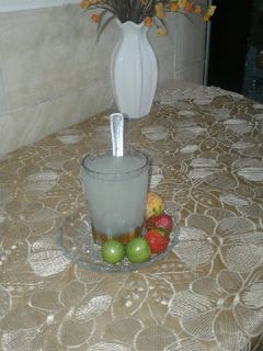 عکسی از دستور شربت خاکشیر تخم شربتی
