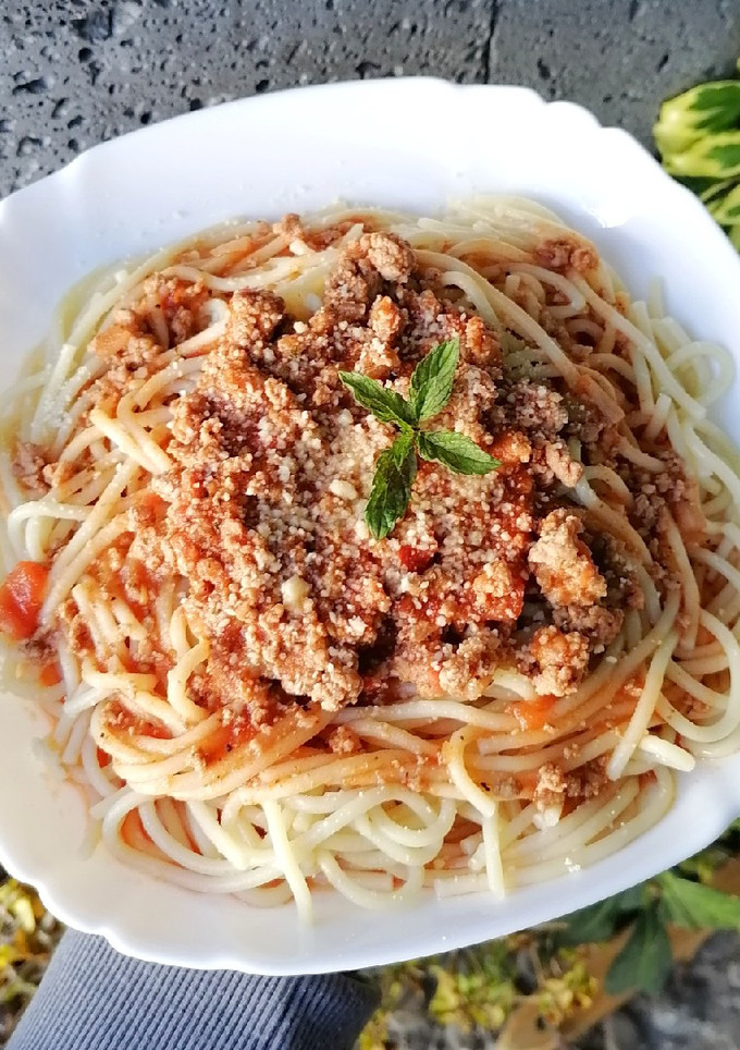 Una foto de Espagueti a la Boloñesa 🍝