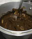 Hongo clavito en mole