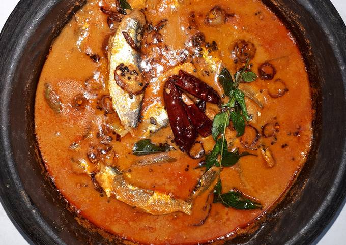 Mathi Chatti Curry / Sardines cooked in earthen pot