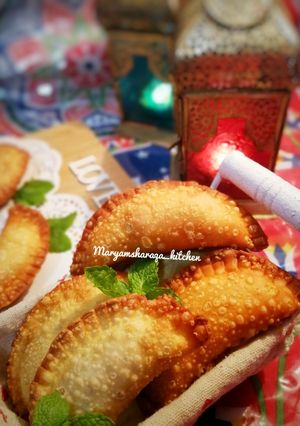 صورة لوصفة سمبوسه البف المقرمشه