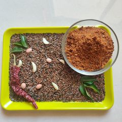 A picture of Flaxseeds & Niger seeds Chutney.