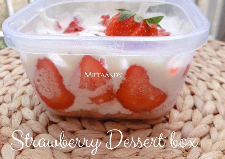 TERUNGKAP! Begini Resep Rahasia Strawberry Dessert Box Enak