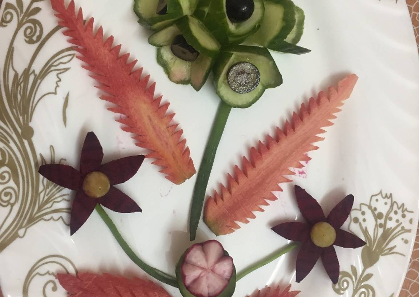Flowery salad