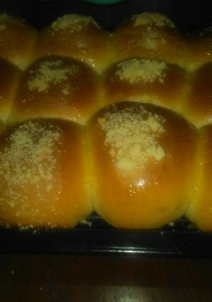 Foto resep Roti manis fla duren dengan streusel