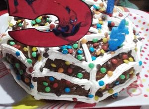 Una foto de Torta tela araña