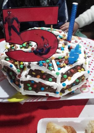 Una foto de Torta tela araña
