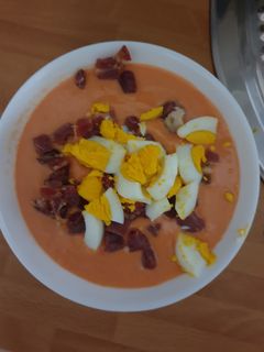 Una foto de Salmorejo