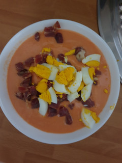 Una foto de Salmorejo
